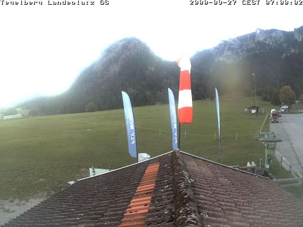 Archiv Foto Webcam Schwangau: Landeplatz am Tegelberg