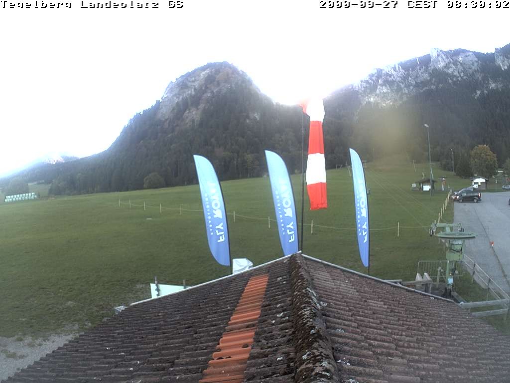Archiv Foto Webcam Schwangau: Landeplatz am Tegelberg
