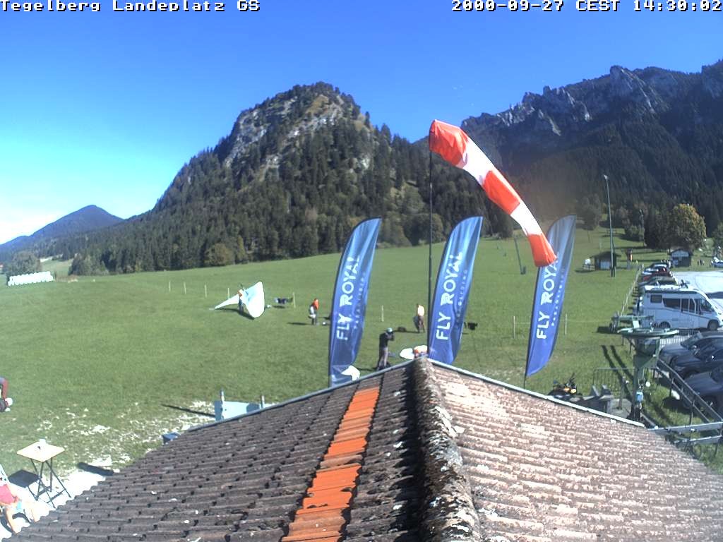 Archiv Foto Webcam Schwangau: Landeplatz am Tegelberg