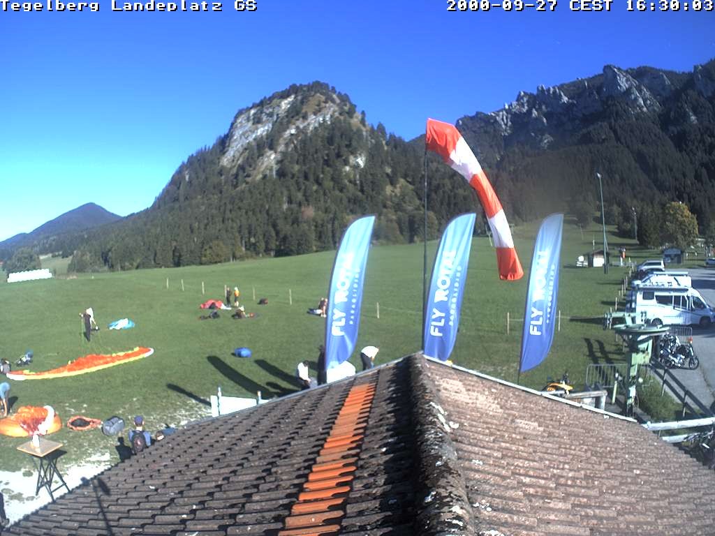 Archiv Foto Webcam Schwangau: Landeplatz am Tegelberg
