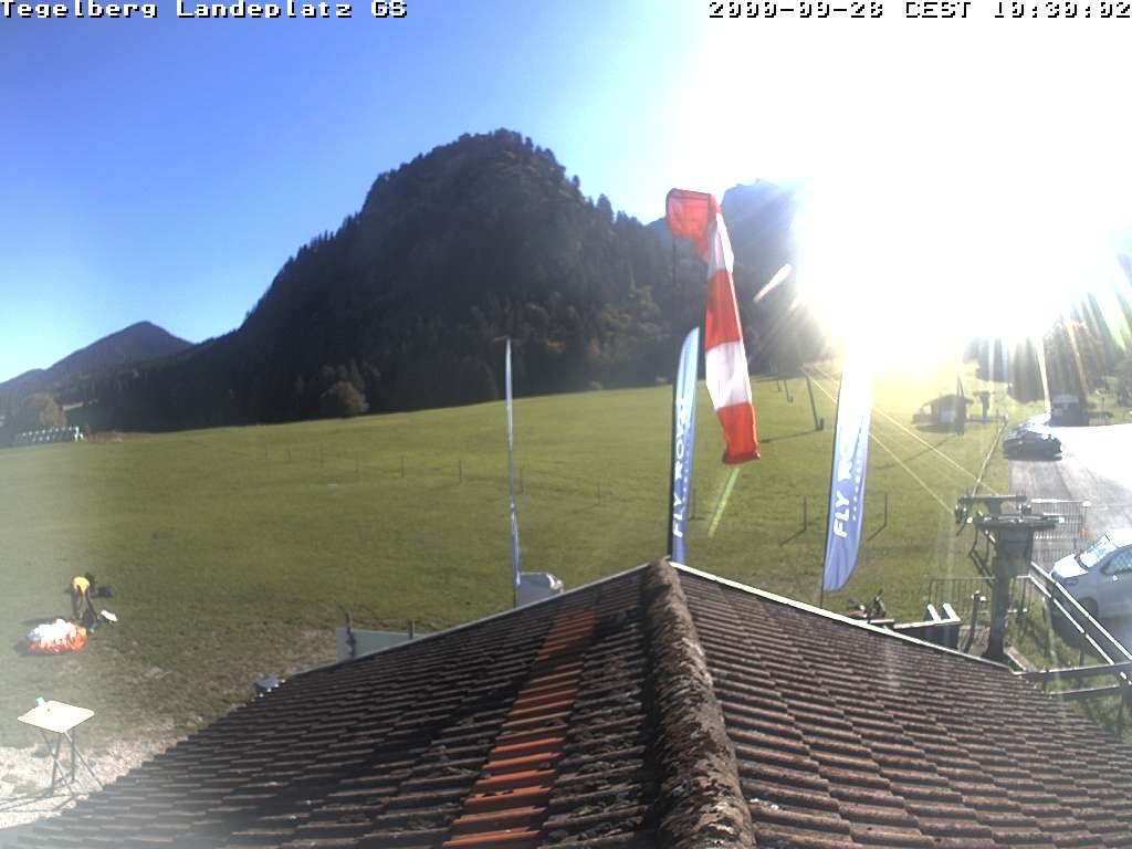 Archived image Webcam Tegelberg - Landing place