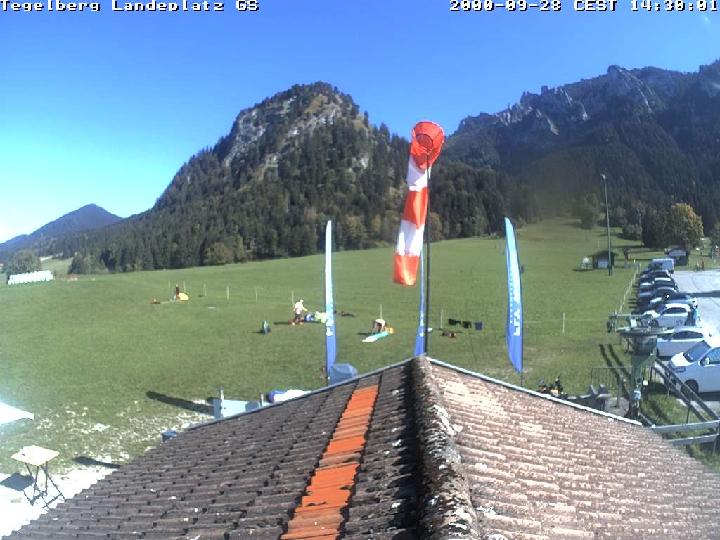 Archived image Webcam Tegelberg - Landing place