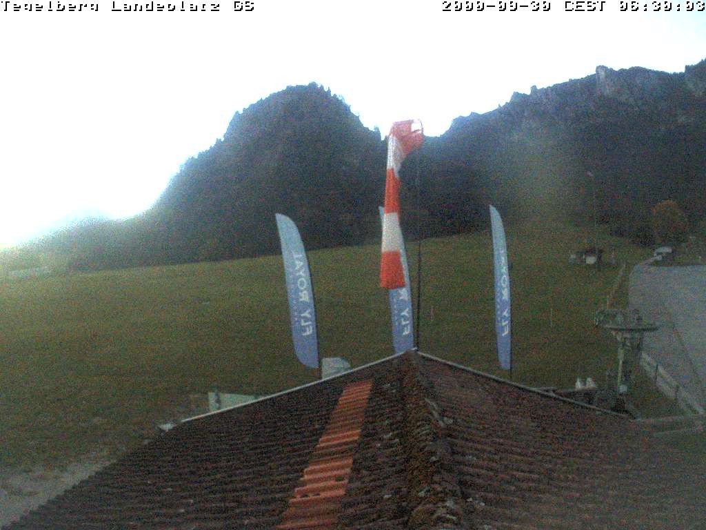 Archiv Foto Webcam Schwangau: Landeplatz am Tegelberg
