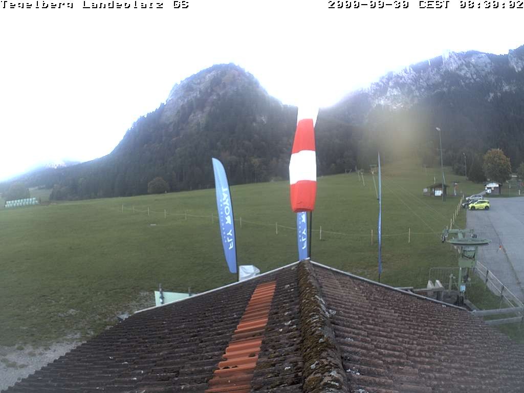 Archiv Foto Webcam Schwangau: Landeplatz am Tegelberg