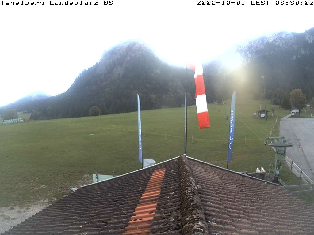 Archiv Foto Webcam Schwangau: Landeplatz am Tegelberg