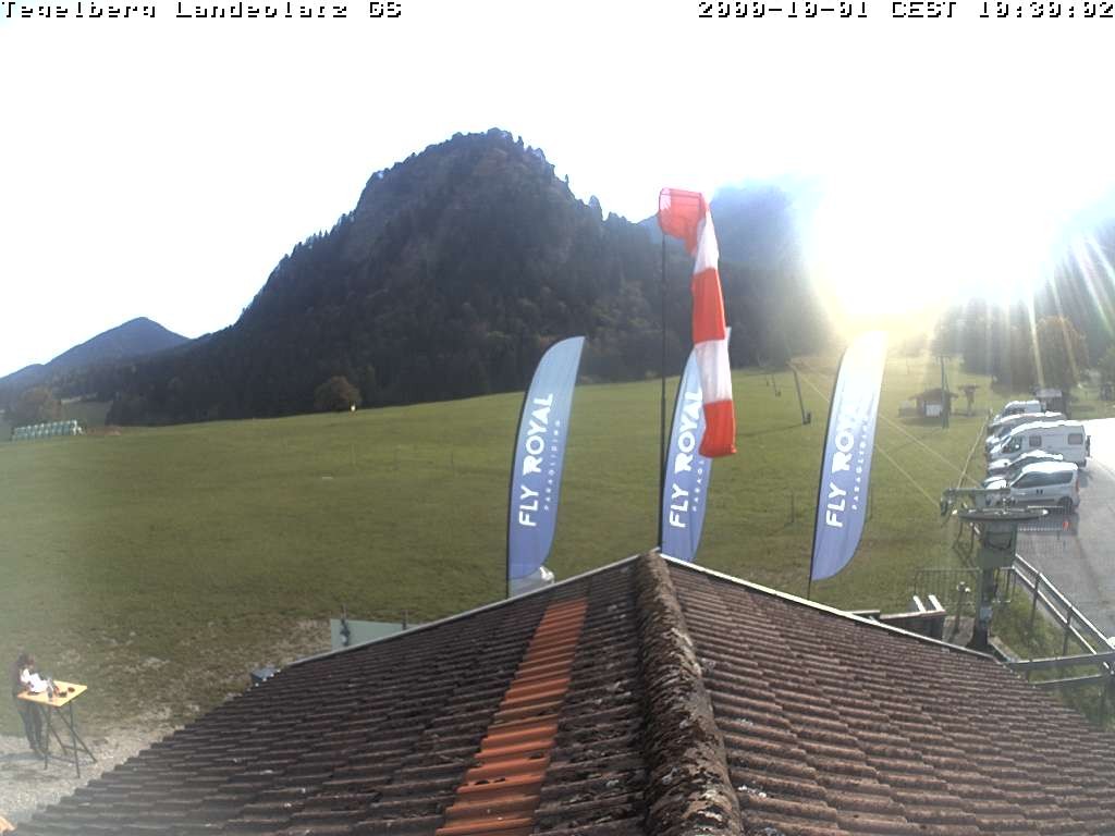 Archiv Foto Webcam Schwangau: Landeplatz am Tegelberg