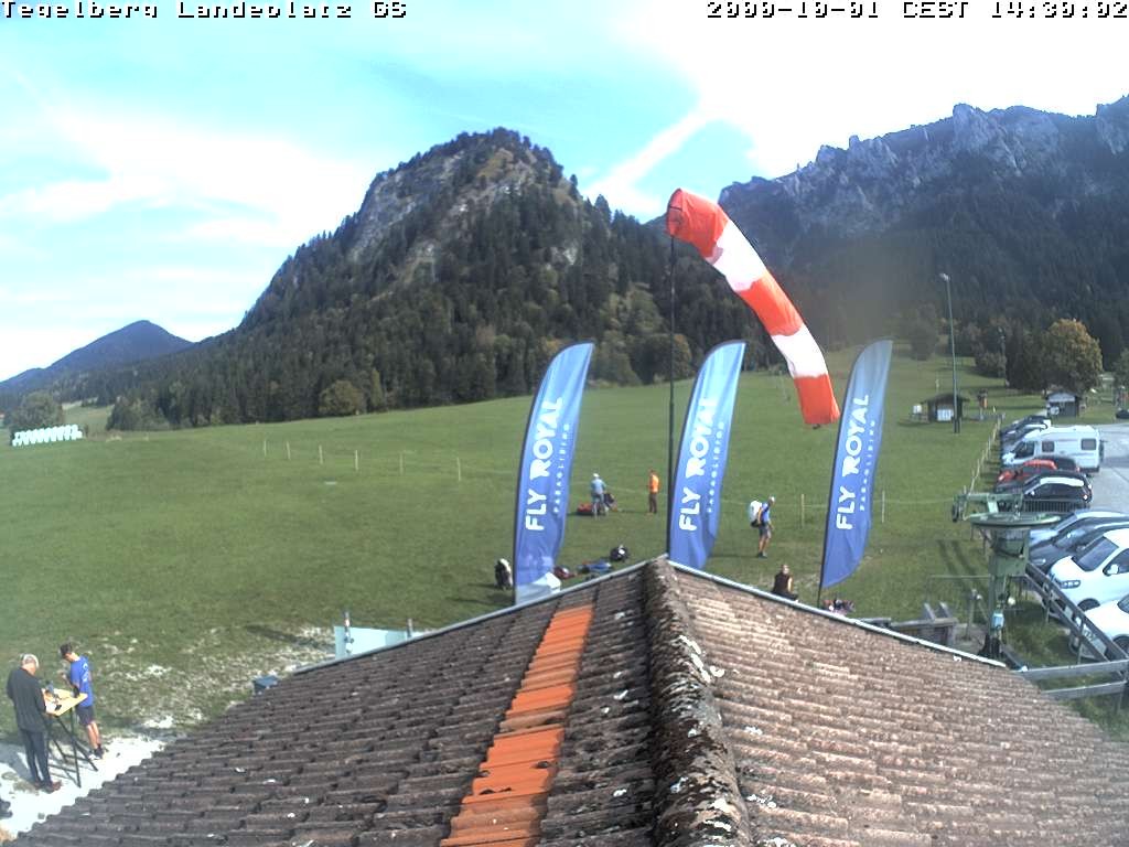 Archiv Foto Webcam Schwangau: Landeplatz am Tegelberg
