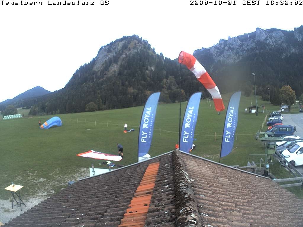 Archiv Foto Webcam Schwangau: Landeplatz am Tegelberg