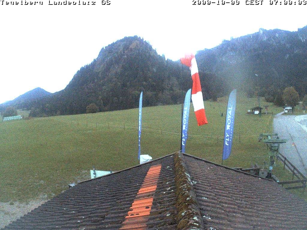 Archiv Foto Webcam Schwangau: Landeplatz am Tegelberg