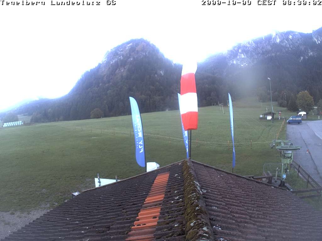 Archiv Foto Webcam Schwangau: Landeplatz am Tegelberg