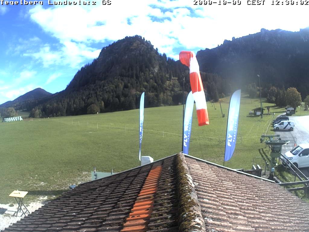 Archiv Foto Webcam Schwangau: Landeplatz am Tegelberg