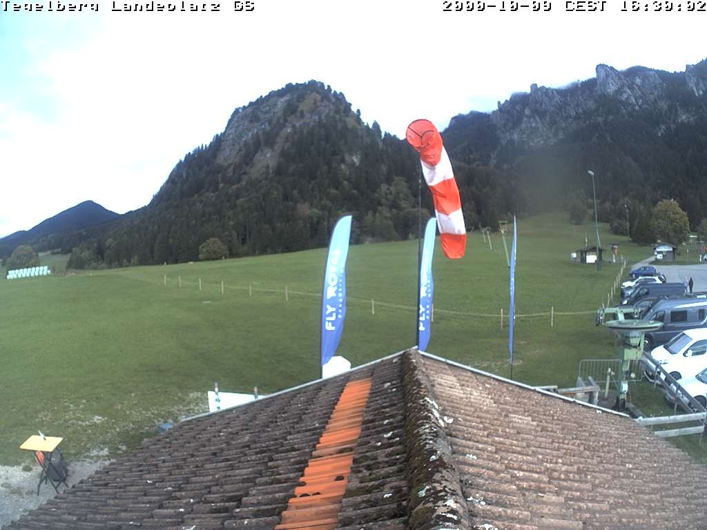 Archiv Foto Webcam Schwangau: Landeplatz am Tegelberg