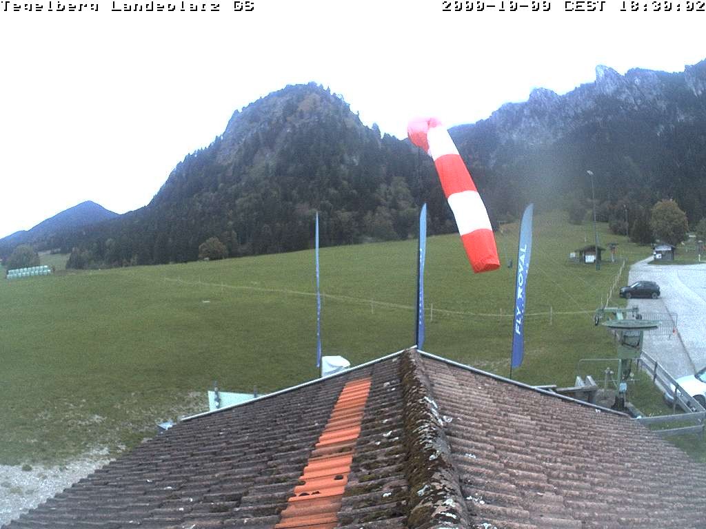 Archiv Foto Webcam Schwangau: Landeplatz am Tegelberg