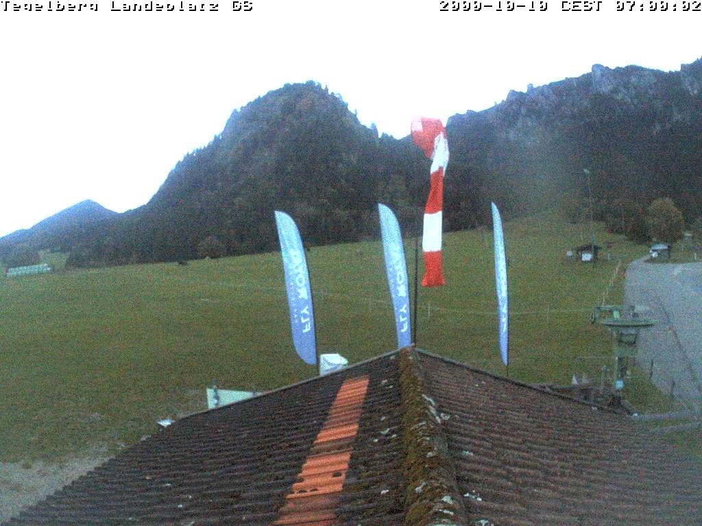 Archiv Foto Webcam Schwangau: Landeplatz am Tegelberg