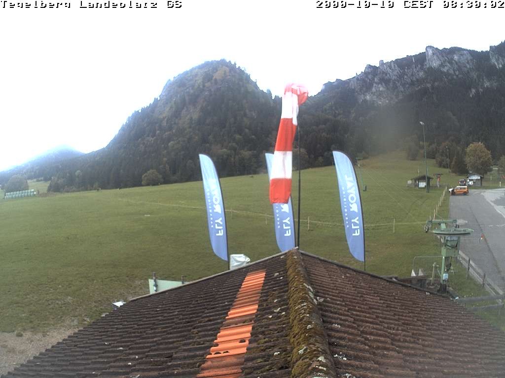 Archiv Foto Webcam Schwangau: Landeplatz am Tegelberg