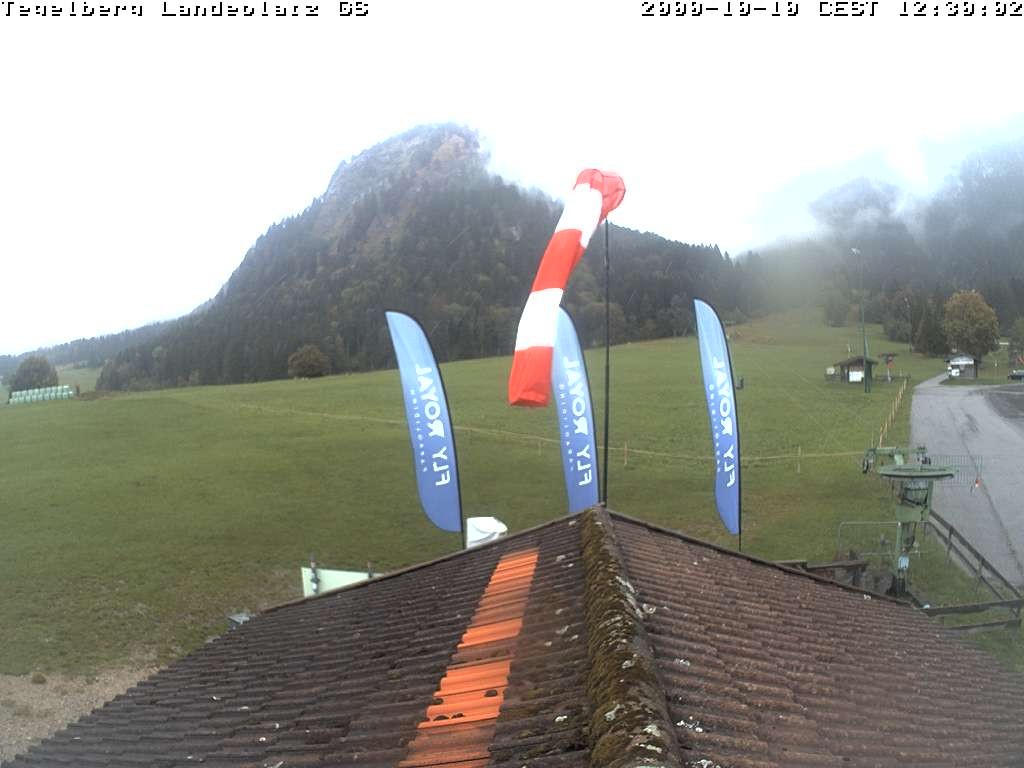 Archiv Foto Webcam Schwangau: Landeplatz am Tegelberg