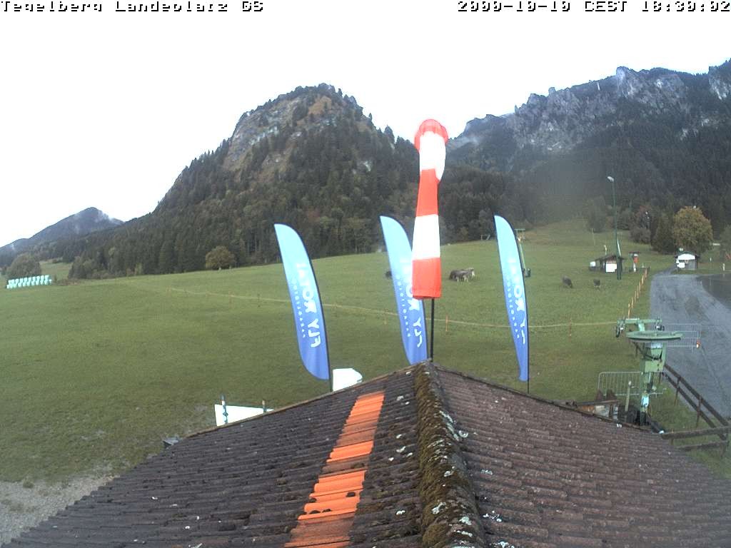 Archiv Foto Webcam Schwangau: Landeplatz am Tegelberg