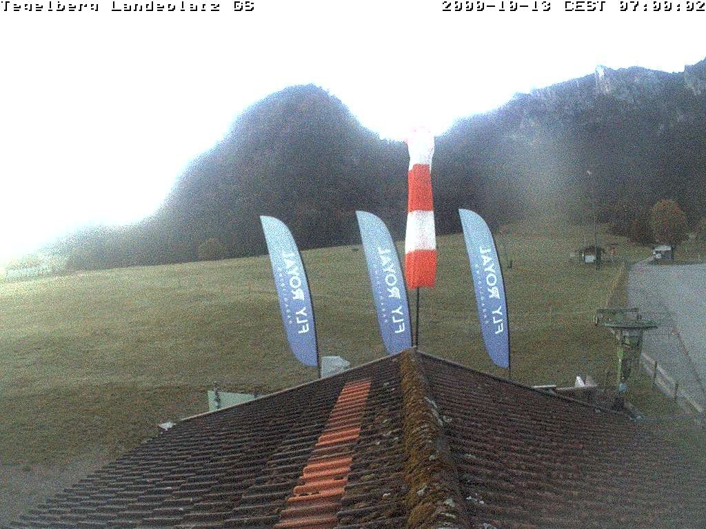 Archiv Foto Webcam Schwangau: Landeplatz am Tegelberg