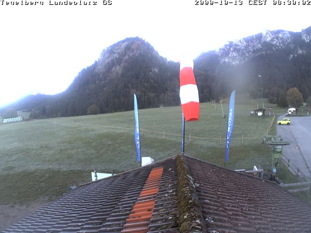 Archiv Foto Webcam Schwangau: Landeplatz am Tegelberg