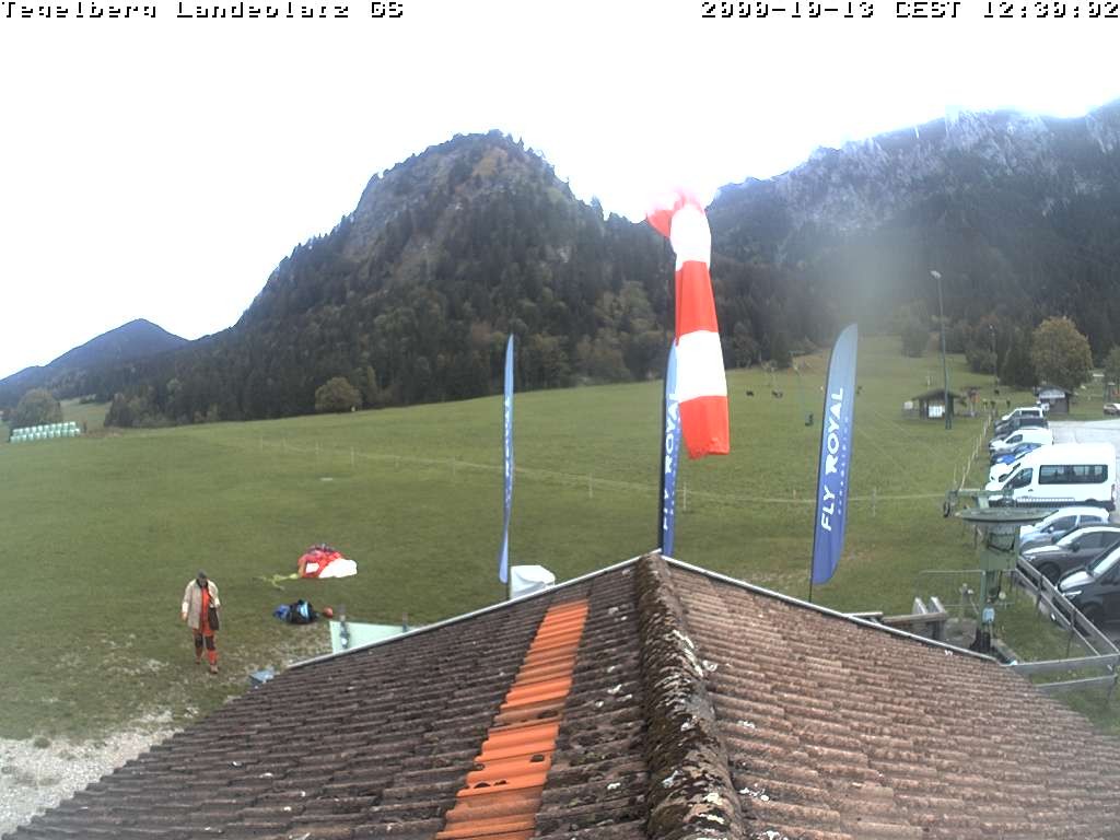 Archiv Foto Webcam Schwangau: Landeplatz am Tegelberg