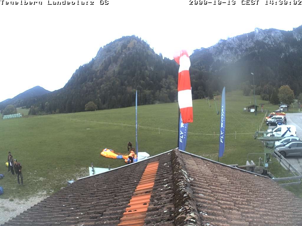 Archiv Foto Webcam Schwangau: Landeplatz am Tegelberg