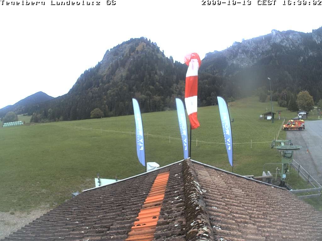 Archiv Foto Webcam Schwangau: Landeplatz am Tegelberg