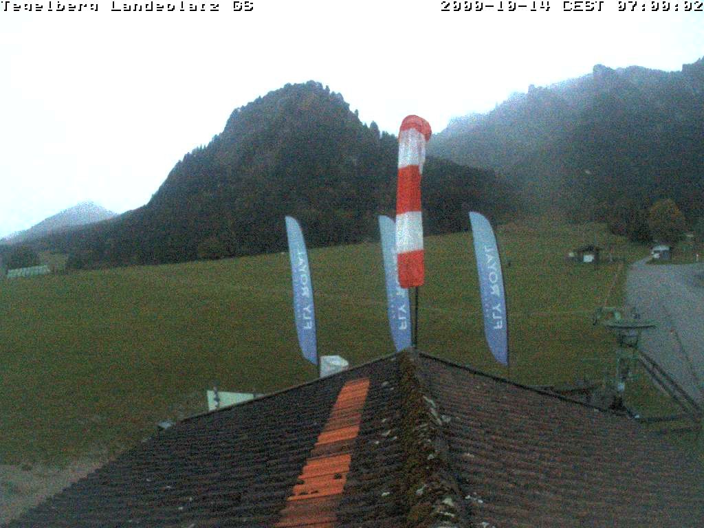 Archiv Foto Webcam Schwangau: Landeplatz am Tegelberg