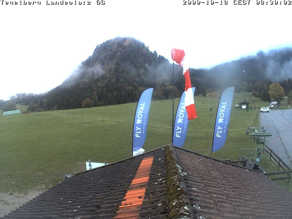 Archiv Foto Webcam Schwangau: Landeplatz am Tegelberg