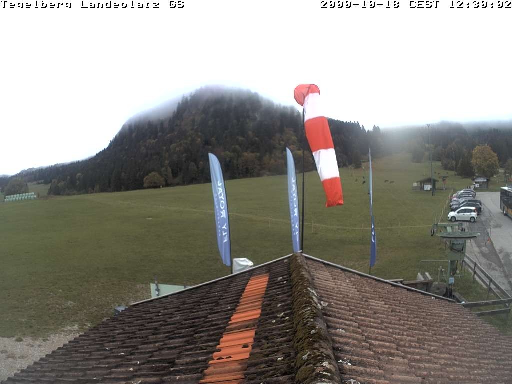 Archiv Foto Webcam Schwangau: Landeplatz am Tegelberg
