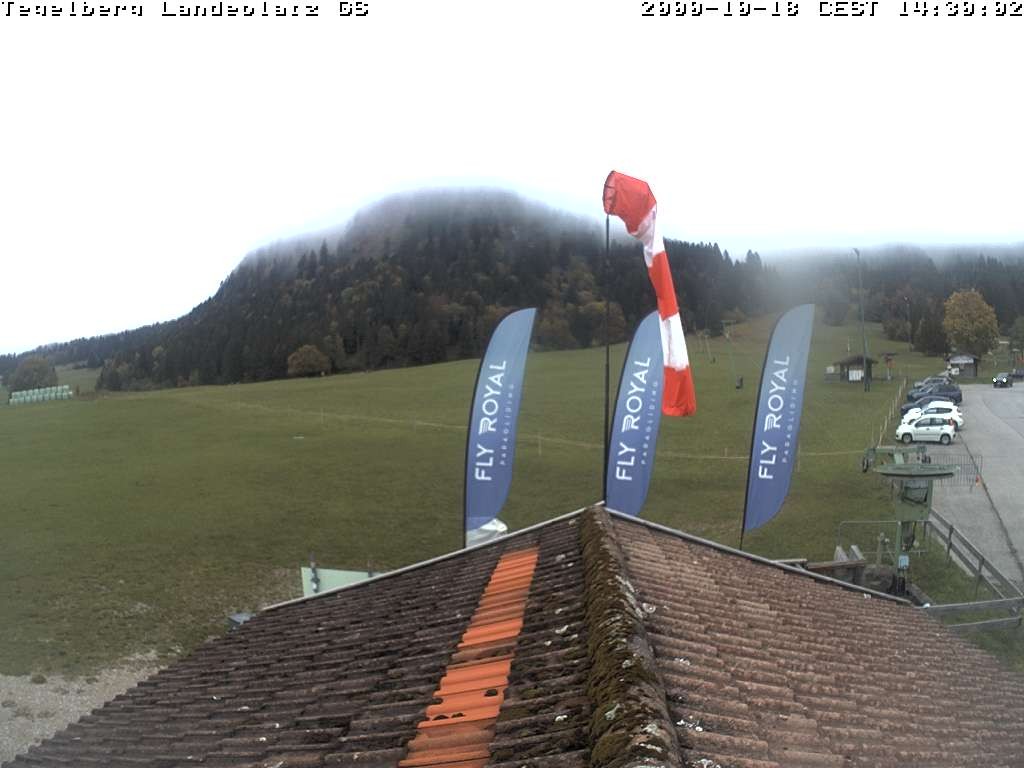 Archiv Foto Webcam Schwangau: Landeplatz am Tegelberg
