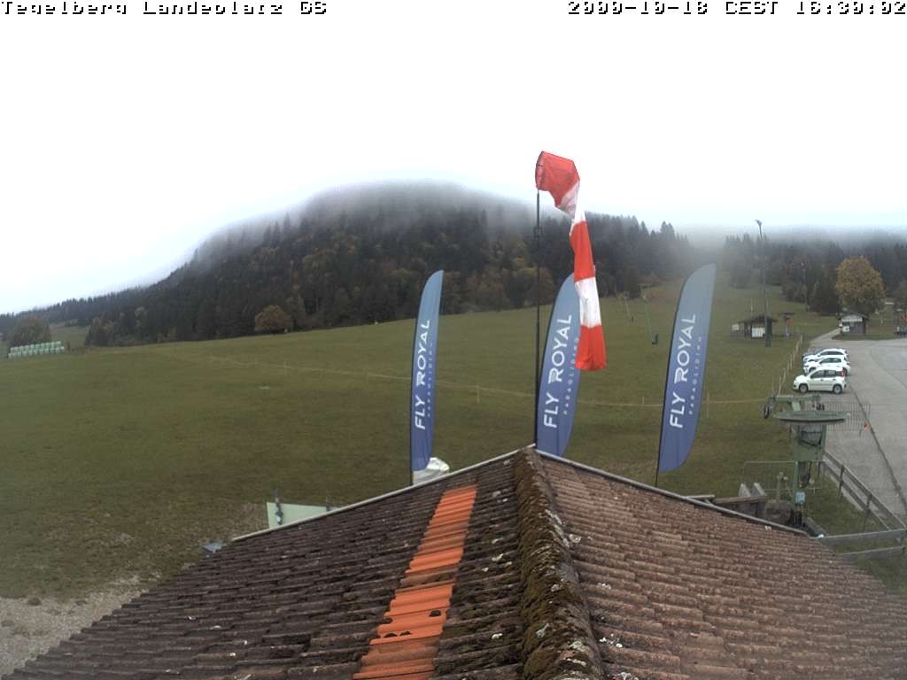 Archiv Foto Webcam Schwangau: Landeplatz am Tegelberg