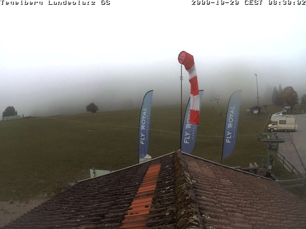 Archiv Foto Webcam Schwangau: Landeplatz am Tegelberg