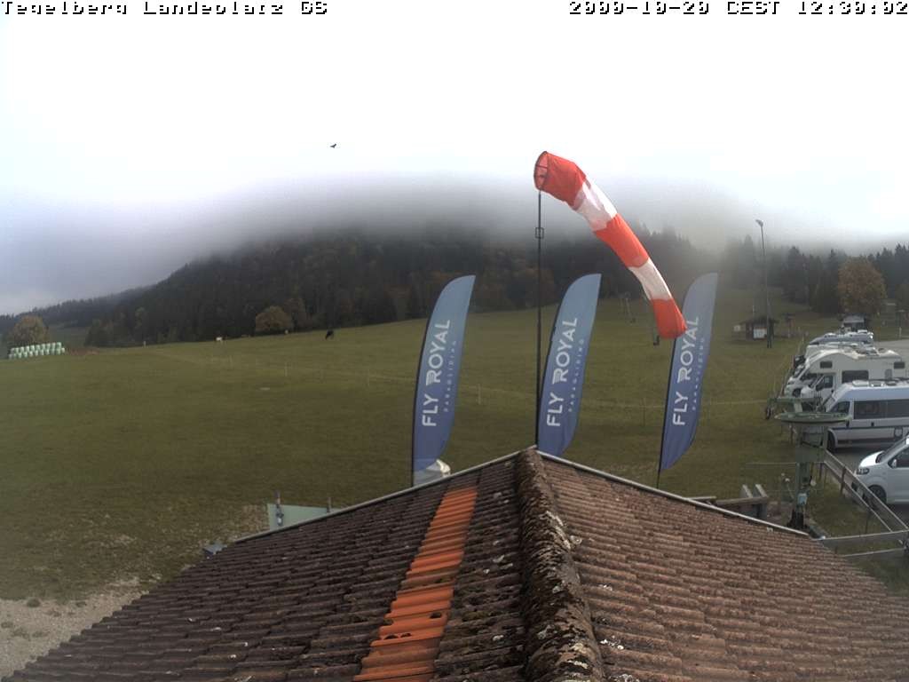Archiv Foto Webcam Schwangau: Landeplatz am Tegelberg