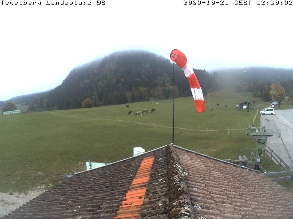 Archiv Foto Webcam Schwangau: Landeplatz am Tegelberg