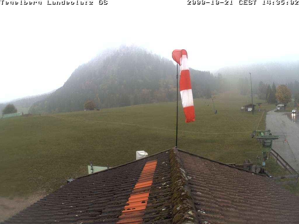 Archiv Foto Webcam Schwangau: Landeplatz am Tegelberg