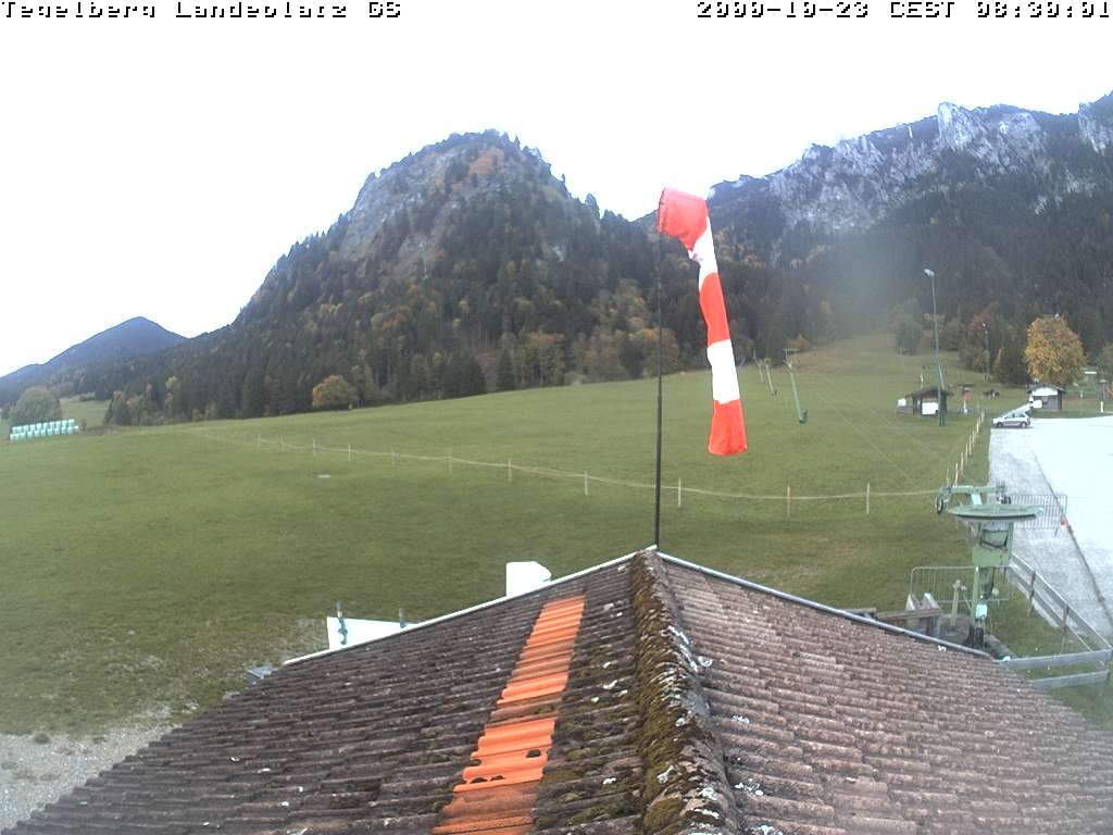 Archiv Foto Webcam Schwangau: Landeplatz am Tegelberg