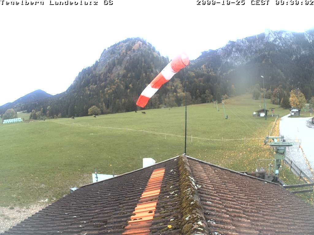 Archived image Webcam Tegelberg - Landing place