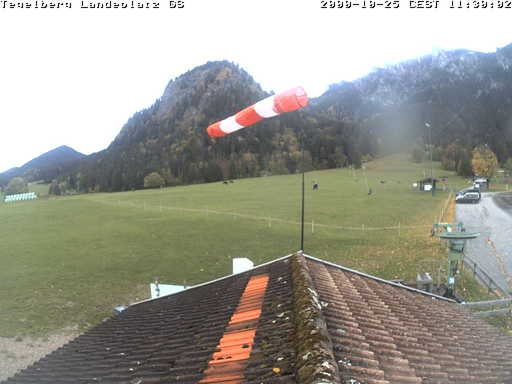 Archived image Webcam Tegelberg - Landing place