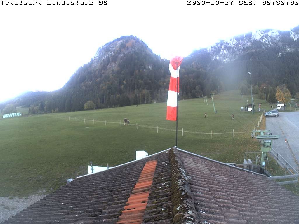 Archived image Webcam Tegelberg - Landing place