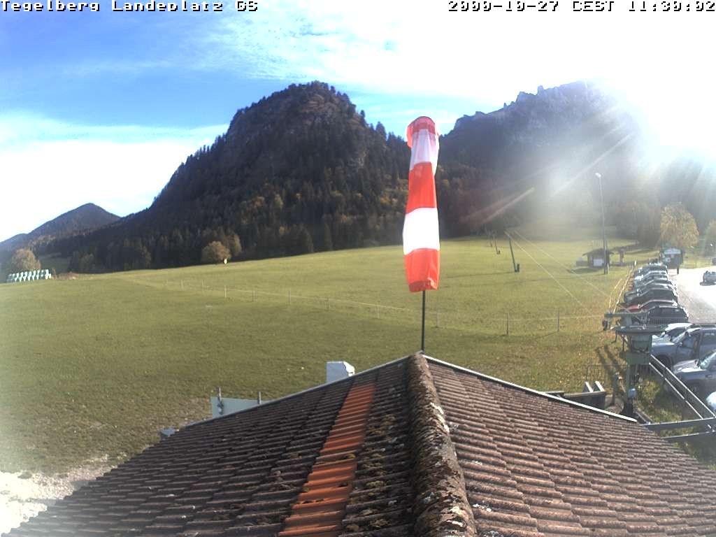 Archived image Webcam Tegelberg - Landing place