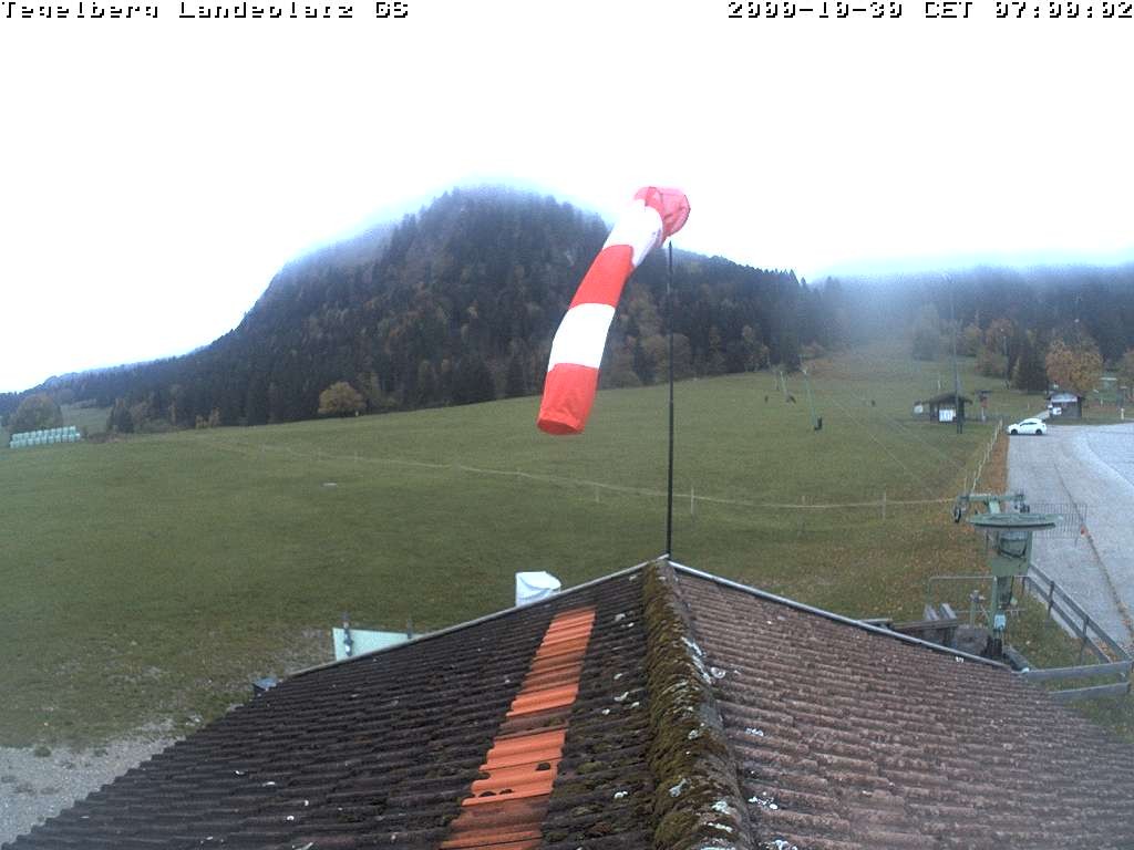 Archiv Foto Webcam Schwangau: Landeplatz am Tegelberg