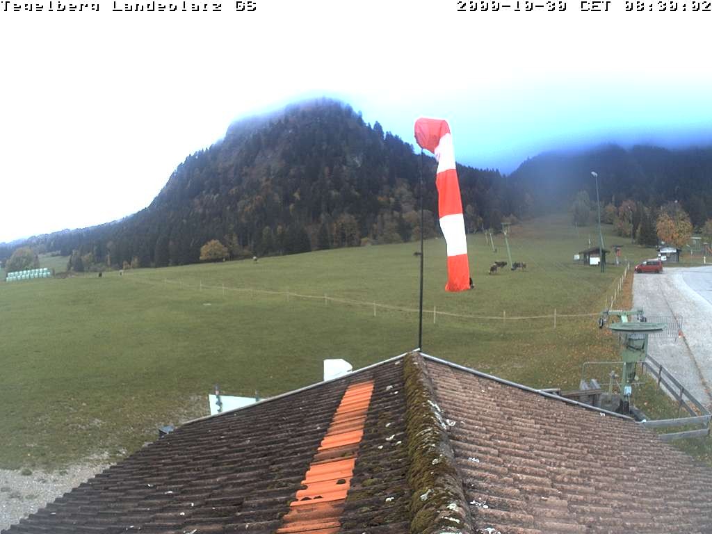 Archiv Foto Webcam Schwangau: Landeplatz am Tegelberg