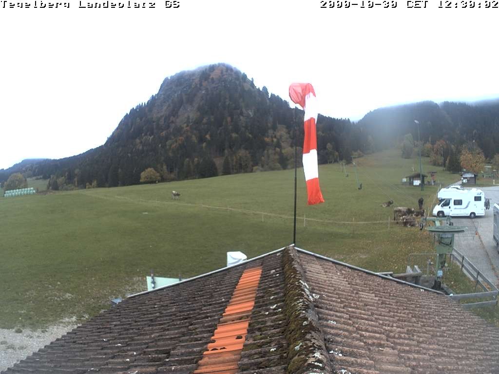 Archiv Foto Webcam Schwangau: Landeplatz am Tegelberg