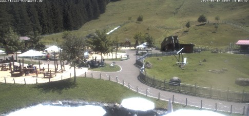 Archived image Webcam Alpsee-Bergwelt: Play Ground