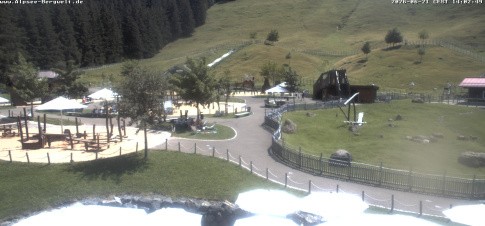 Archived image Webcam Alpsee-Bergwelt: Play Ground