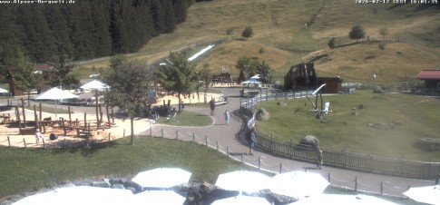 Archived image Webcam Alpsee-Bergwelt: Play Ground
