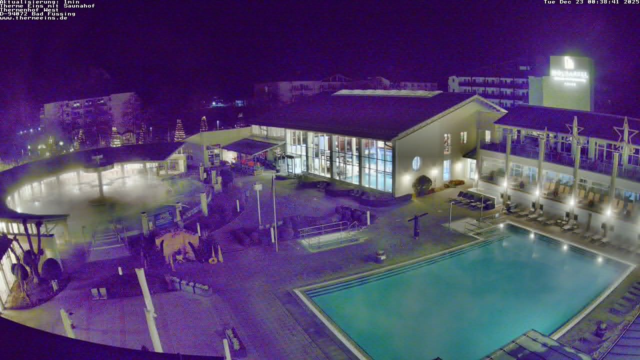 Archiv Foto Webcam Bad Füssing: Therme 1