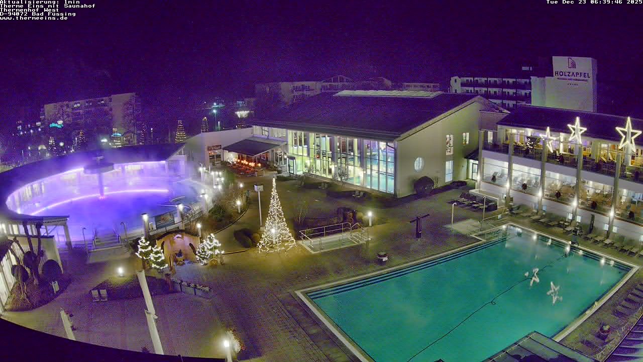 Archiv Foto Webcam Bad Füssing: Therme 1