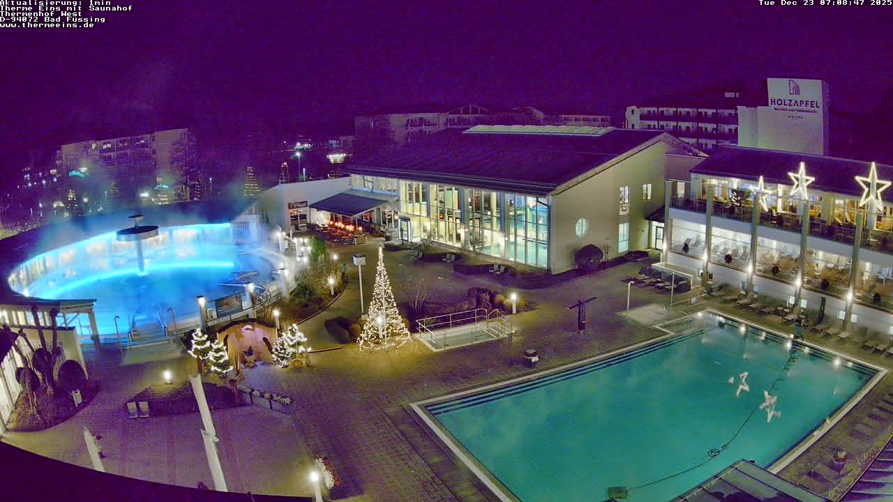 Archiv Foto Webcam Bad Füssing: Therme 1