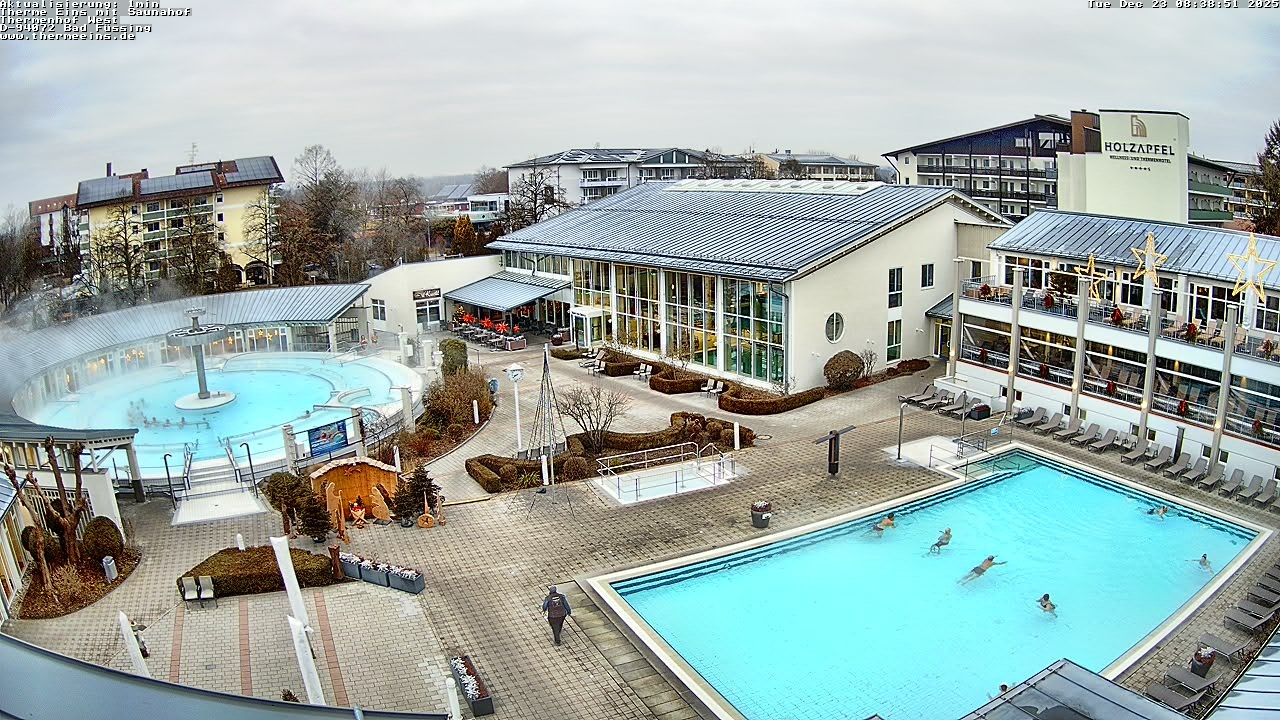 Archiv Foto Webcam Bad Füssing: Therme 1